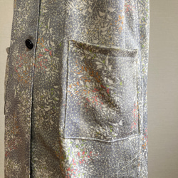 ハンドメイド　着物リメイク　羽織物チュニック 7枚目の画像