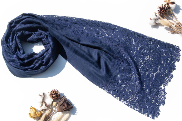 喀什米爾Cashmere 手織圍巾 編織圍巾 針織圍巾 純羊毛圍巾-蕾絲 聖誕節禮物 交換禮物 母親節禮物 情人節禮物 第8張的照片