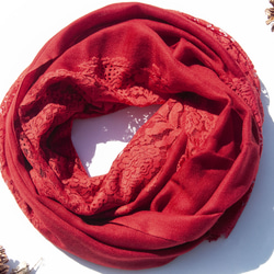 喀什米爾Cashmere 手織圍巾 編織圍巾 針織圍巾 純羊毛圍巾-蕾絲 聖誕節禮物 交換禮物 母親節禮物 情人節禮物 第11張的照片