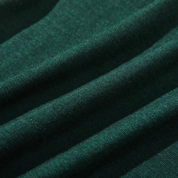 光滑優質的羊毛混紡套頭衫，適合日常穿著。深綠色。 230213-3 第5張的照片