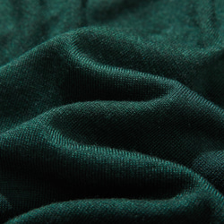 光滑優質的羊毛混紡套頭衫，適合日常穿著。深綠色。 230213-3 第7張的照片