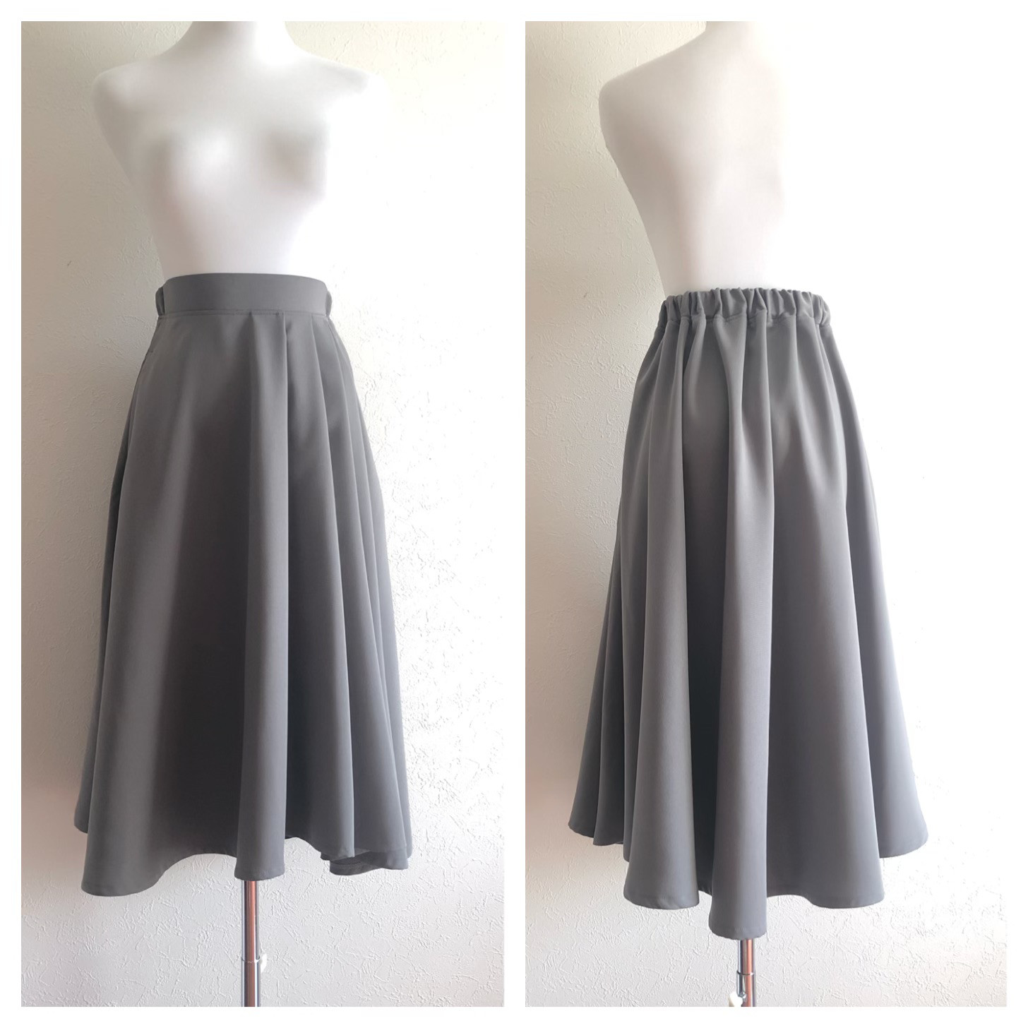 ノサイズオーダー/ーアイロン生地フィッシュテールスカート