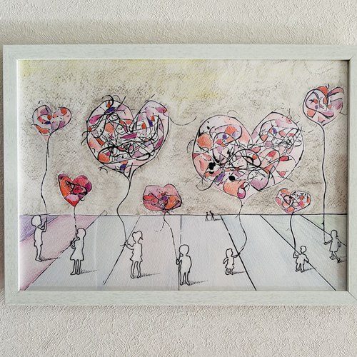 FUTURE HEART（ジークレー印刷 額装無し 絵画のみ） 絵画