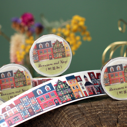 ヨーロッパの町並み［マスキングテープ］ マスキングテープ ベアソムと