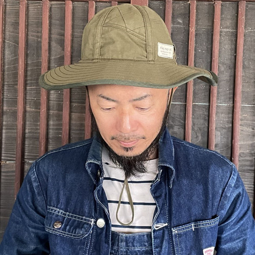 niwa no mi メトロハット Mサイズ アップサイクル リメイク 古着 niwa no mi メトロハット Mサイズ アップサイクル リメイク 古着