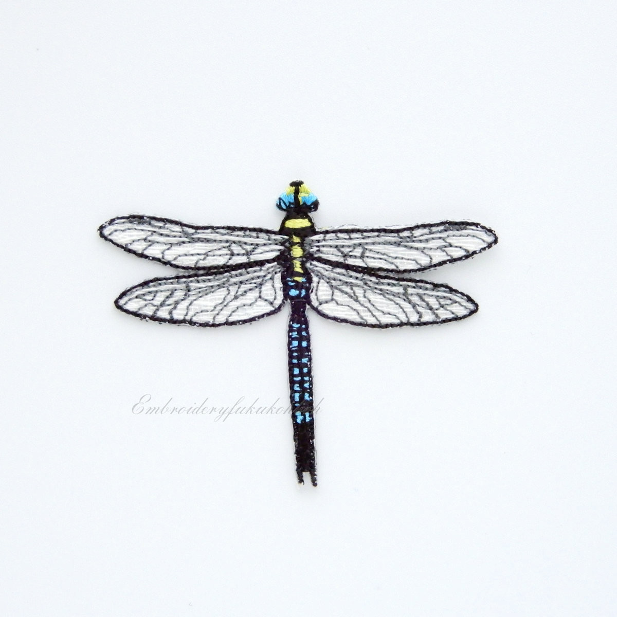 クロスジギンヤンマ トンボ 昆虫 銀蜻蜓 dragonfly ワッペン