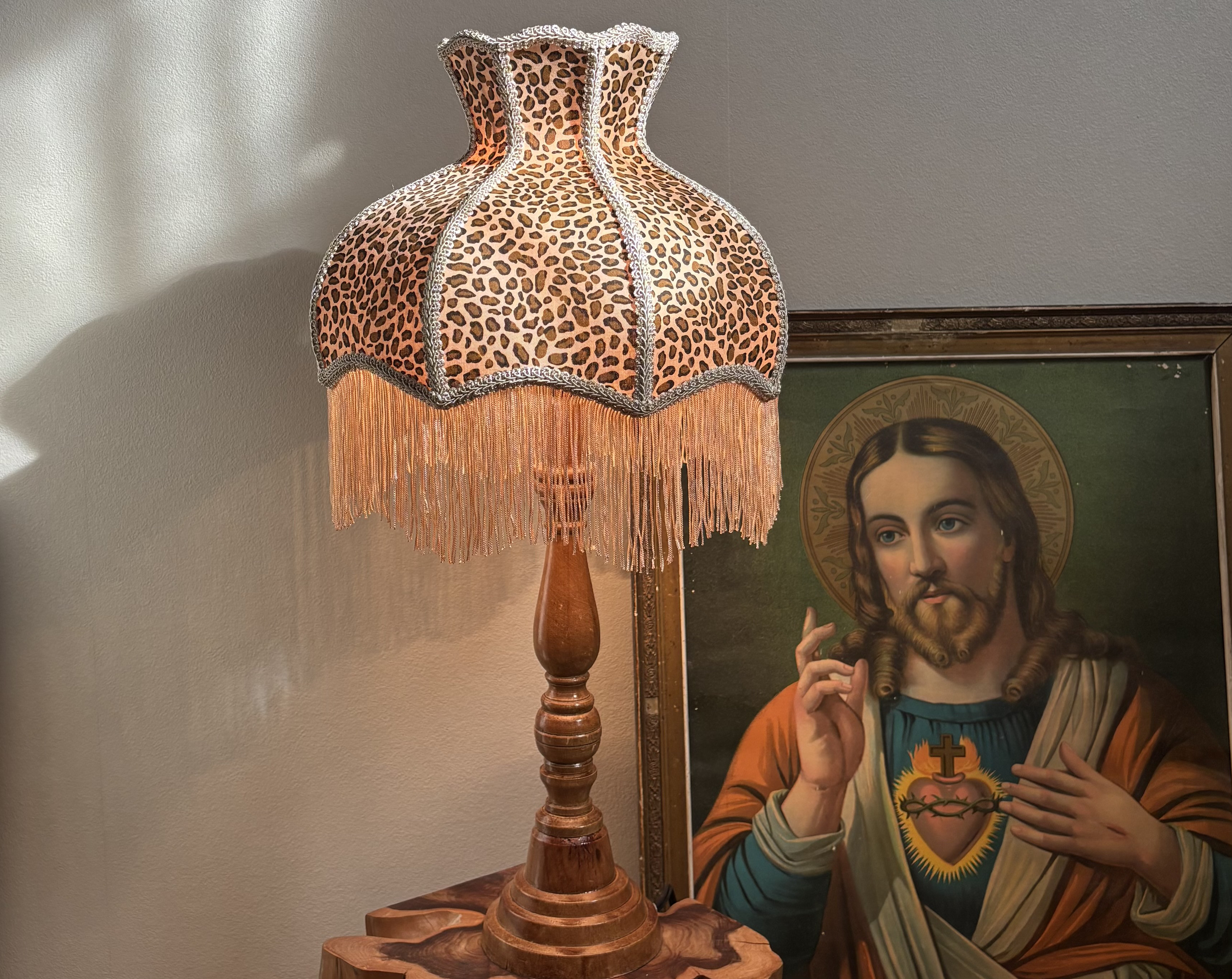 レオパード　スタンドランプ