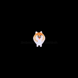 ポメラニアン　犬　犬のワッペン 8枚目の画像