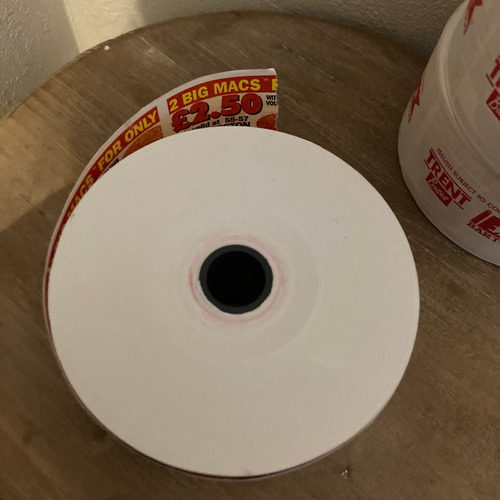 お値下げ中】ヴィンテージ 広告ロールチケット クーポン バス