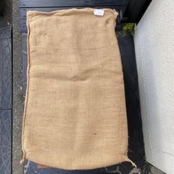 『 麻袋_50-1』コーヒー豆の袋 / バッグ素材 / インテリア / プランターカバー / ドンゴロス 2枚目の画像