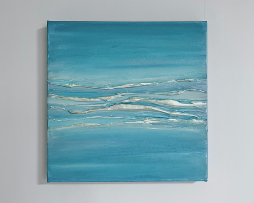 Serenity/抽象画(30 Cubic)/北欧/アート/インテリア/モダン/現代アート