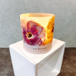 Botanical flower candle(ラナンキュラス) LEDティーライトキャンドル付き 送料無料 5枚目の画像