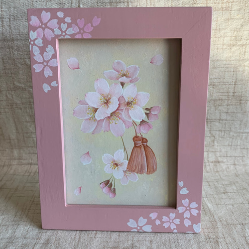 トールペイント 額縁付きアート　5枚セット トールペイント 額縁付きアート5枚セット