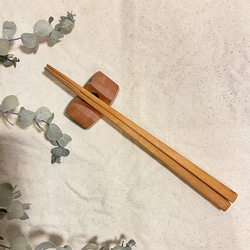木工品 箸 箸置き セット 1枚目の画像