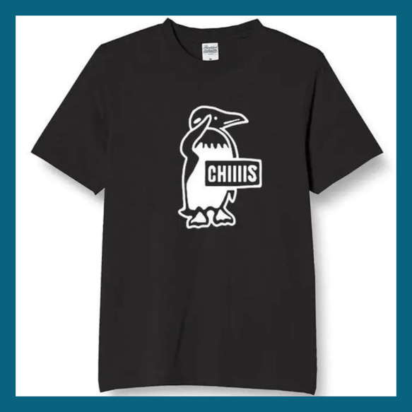 【半袖/長袖】【全サイズ無料】ちぃーっす　猫　おもしろTシャツ　おもしろ　Tシャツ　黒　白　メンズ　面白　ペンギン 1枚目の画像