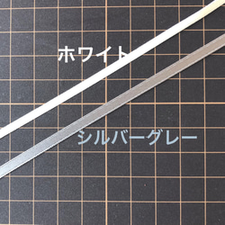 落ちない革紐しおり～両面イニシャル刻印・革のしおり紐~文字をじゃませずストレスなく使える 5枚目の画像