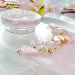 iPhoneケース　スマホケース　Android Sakura Jewelry 桜　押し花　A 8枚目の画像