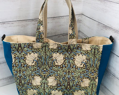 ボンポワン　トート　ウィリアムモリス af4e20edf6e97d0fbc8c2bffd1993f