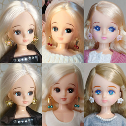 222リカちゃん ピアス10点セット0612 その他人形 ☆KKK☆当面の間販売