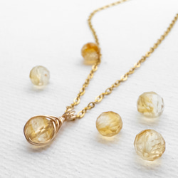 シトリン ネックレス・ペンダント の人気通販｜Creema(クリーマ