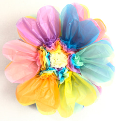 ジャイアントフラワー ペーパーフラワー レインボーミックス