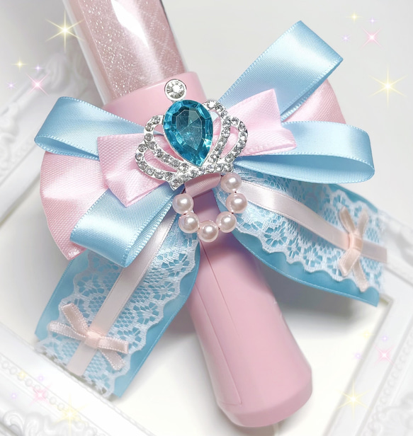 キンブレリボン ペンライトリボン ピンク 水色 その他アクセサリー