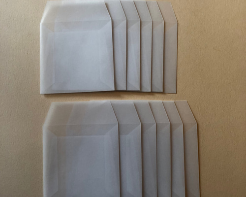 コラージュ  トレーシングペーパー ミニ封筒  １０枚  女の子がかわいいです コラージュ トレーシングペーパー ミニ封筒 10枚 女の子が