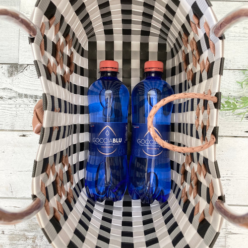 プラかごバッグ Lサイズ ギンガムチェック プラカゴ プラカゴ