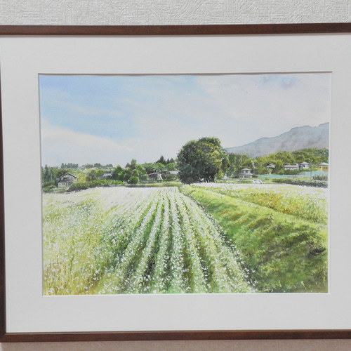 ド*ン様 晩秋の風景画 　水彩画　サイズはF10 b854e830ef5079dd9b652a445a124d