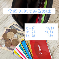 ミニ財布　【コンパクト財布】カード入れ　ミニウォレット　ラミネート　レディース　財布　布財布　小銭入れ　お札折らない 7枚目の画像