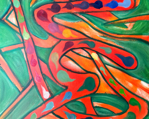 KARE DESIGN 抽象油彩画 120x90cm b6f662e2e992976428b019e2aa7191