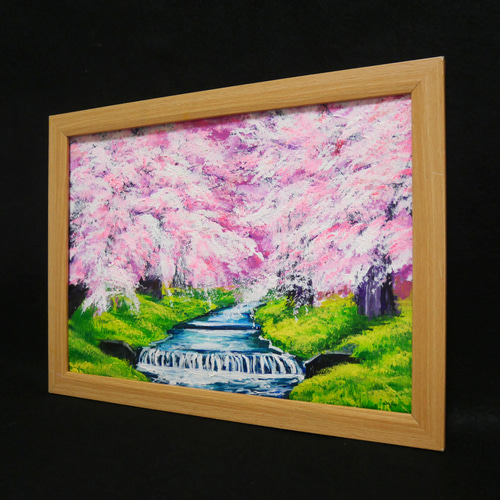絵画　油彩 「川辺の詩」 715GrHOWnqL._UF350,350_QL80_.jpg