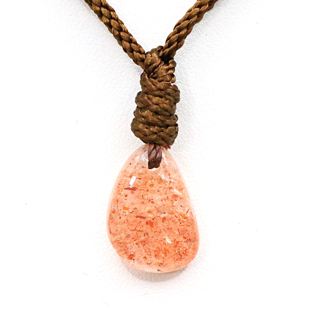 サンストーン 穴あき タンブル ana_tumble155