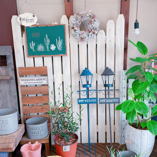 ラスト♡大きめピック【ブラウン系 ガーデン雑貨】オシャレな