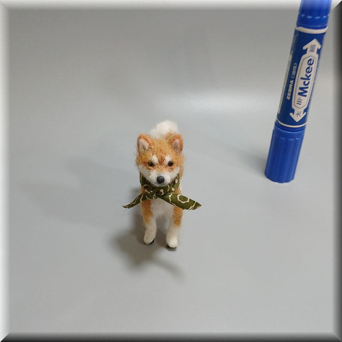 キャロル様 羊毛フェルト チワワ ハンドメイド 犬