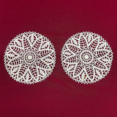 イタリア製 アンティーク レティセラレースドーリー 2枚（No.8093） 5,005円