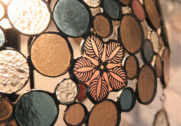 ステンドグラスのランプ『アラジン』 ご了承ください