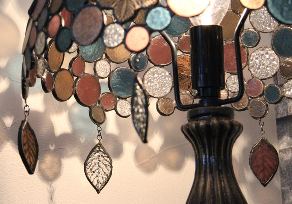 ステンドグラスのランプ『アラジン』 ご了承ください