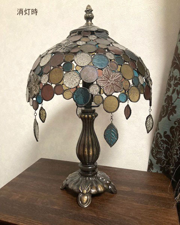 ステンドグラスのランプ『アラジン』 ご了承ください