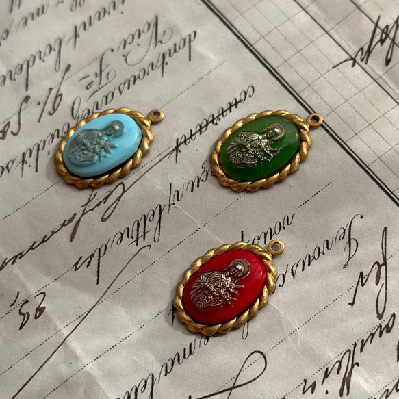 アンティーク　ヴィンテージ　チャーム4点セット 631 アンティーク風クロスチャーム 2個入 | SY.antique