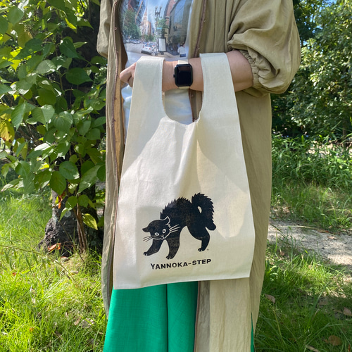 やんのか猫ちゃんエコバッグ エコバッグ・サブバッグ aya 通販