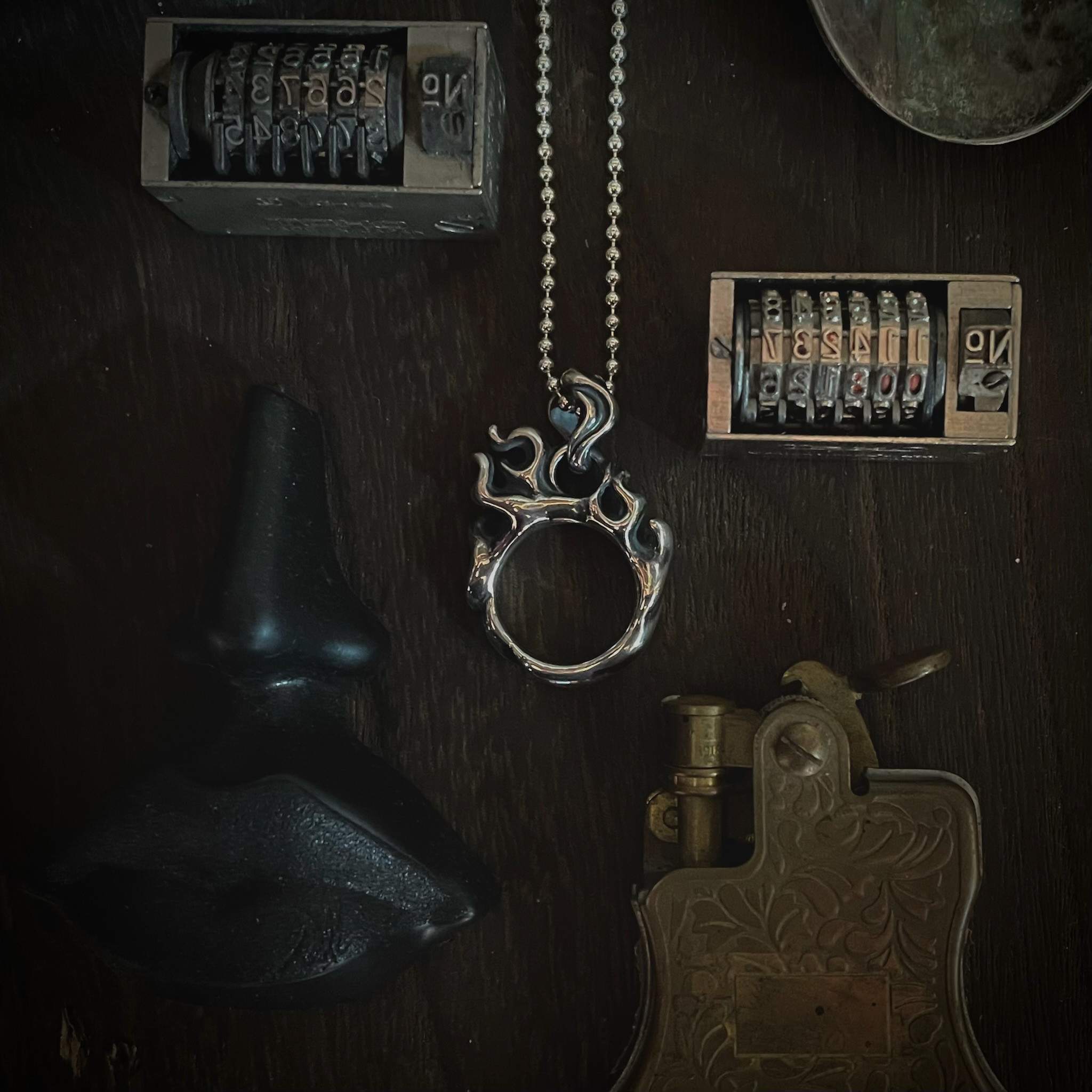 SOLID DESIGN SD-322 ファイヤーリングシルバーペンダント