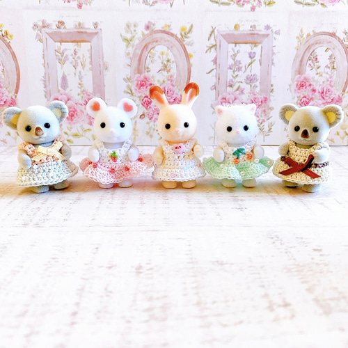 シルバニアファミリー赤ちゃん ワンピース クラシカルスタイル