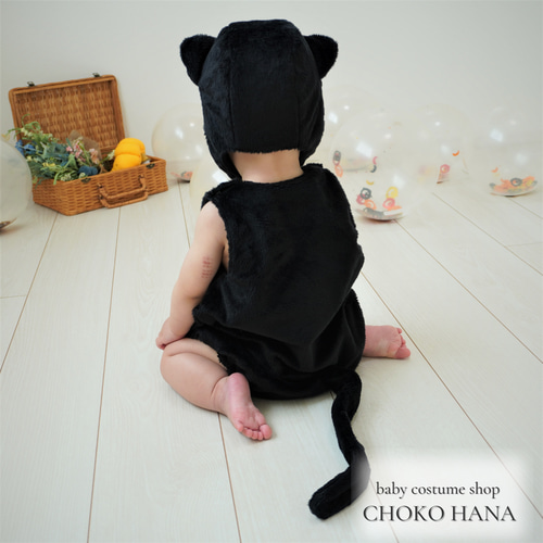 レンタル ❀ 黒猫コスチューム セット 3泊4日】バースデー 月齢フォト