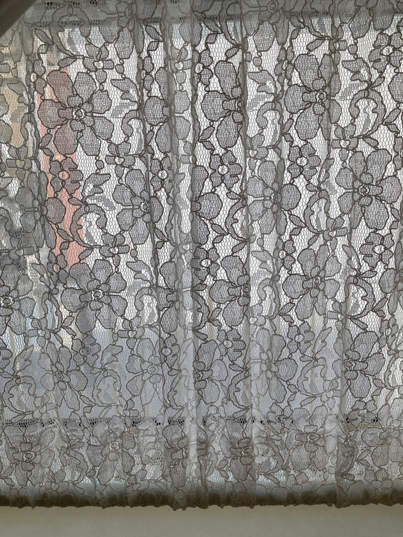 ロココ調フランスアンティーク風レースcafeカーテン新品 9枚目の画像