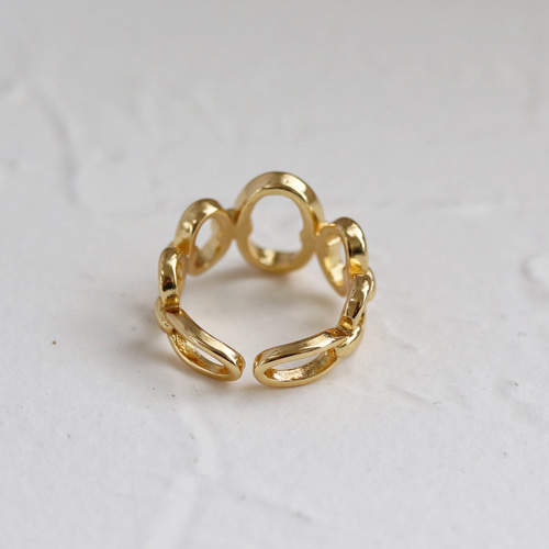 チェーンモチーフ オープンリング 指輪・リング MI.f (エムアイ エフ