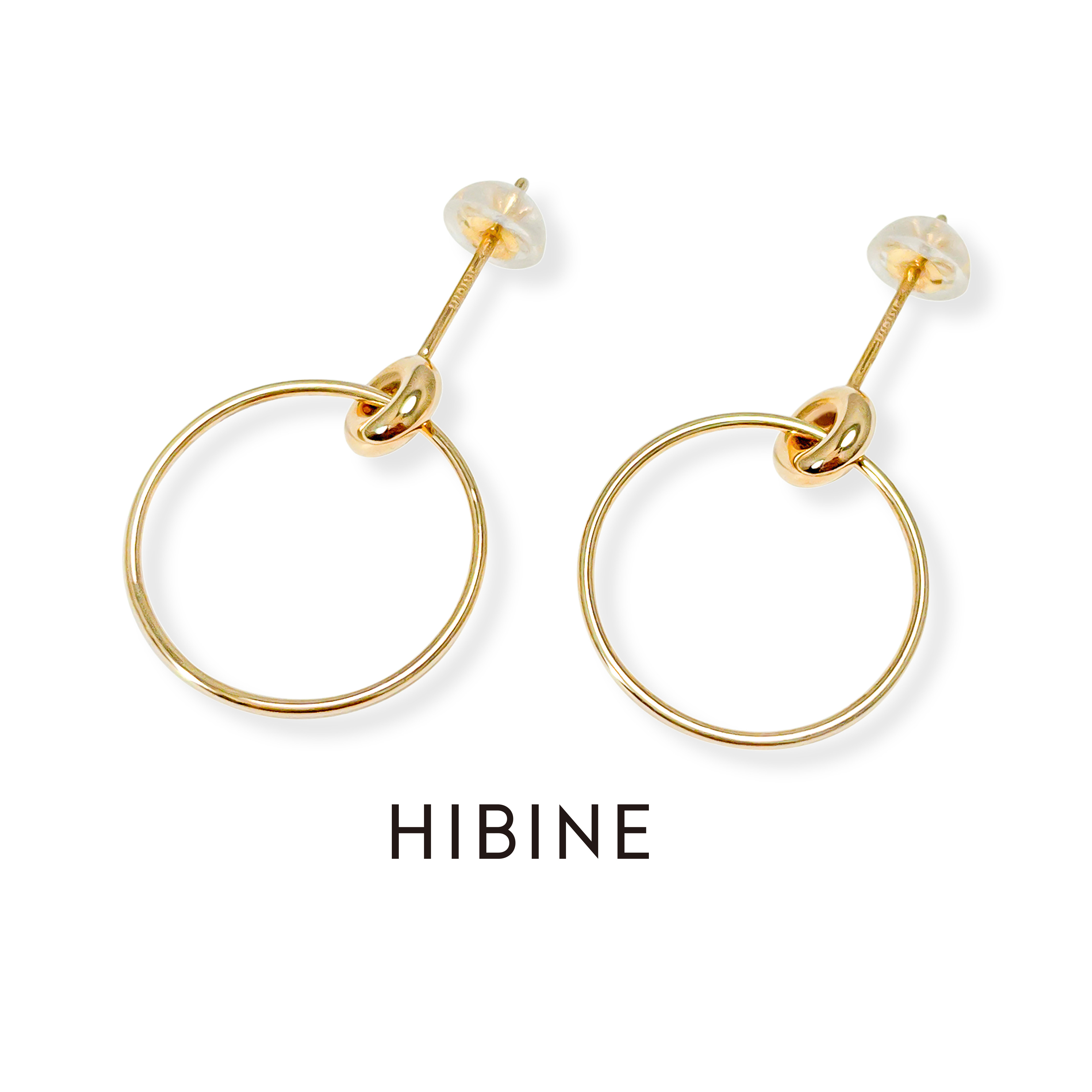 Circle Swing Earrings_K18(750)YG サークルピアス