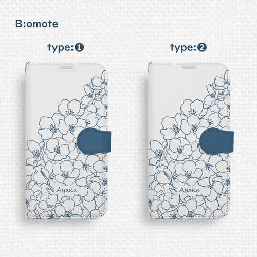 フェイラー花柄手帳型スマホケース ネイビー　専用 楽天市場】立体的な花！ ストラップ付き GalaxyA53 GalaxyA23 5G