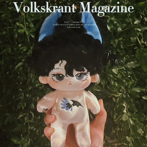 送料無料の商品 20cmぬいぐ着せ替えぬいぐるみ 耳付き 黒髪の悪魔少年 かわいい ぬいぐるみ