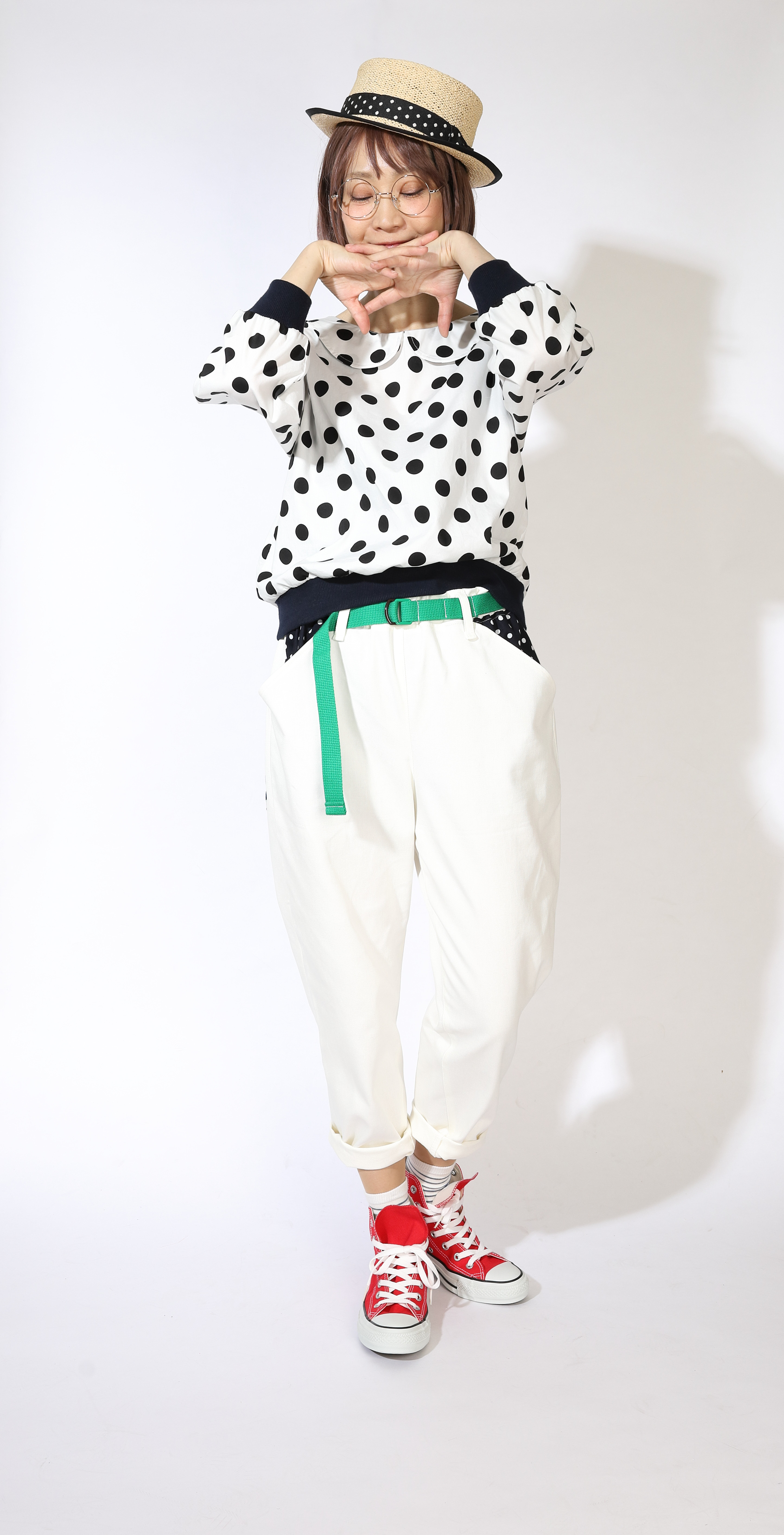 サルエル風ホワイトパンツ♡